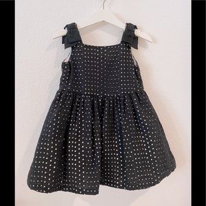Janie&jack classic toddler girl black dress-size 3T